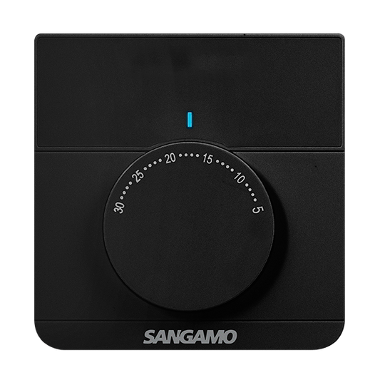 Sangamo CHPRSTATB Electronic Room Thermostat Black