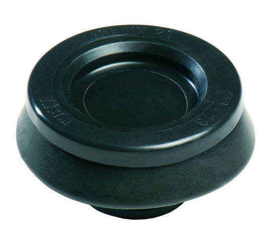 Wiska 10101930 M16 Polypropylene Membrane Entry Grommet Black IP66/IP67