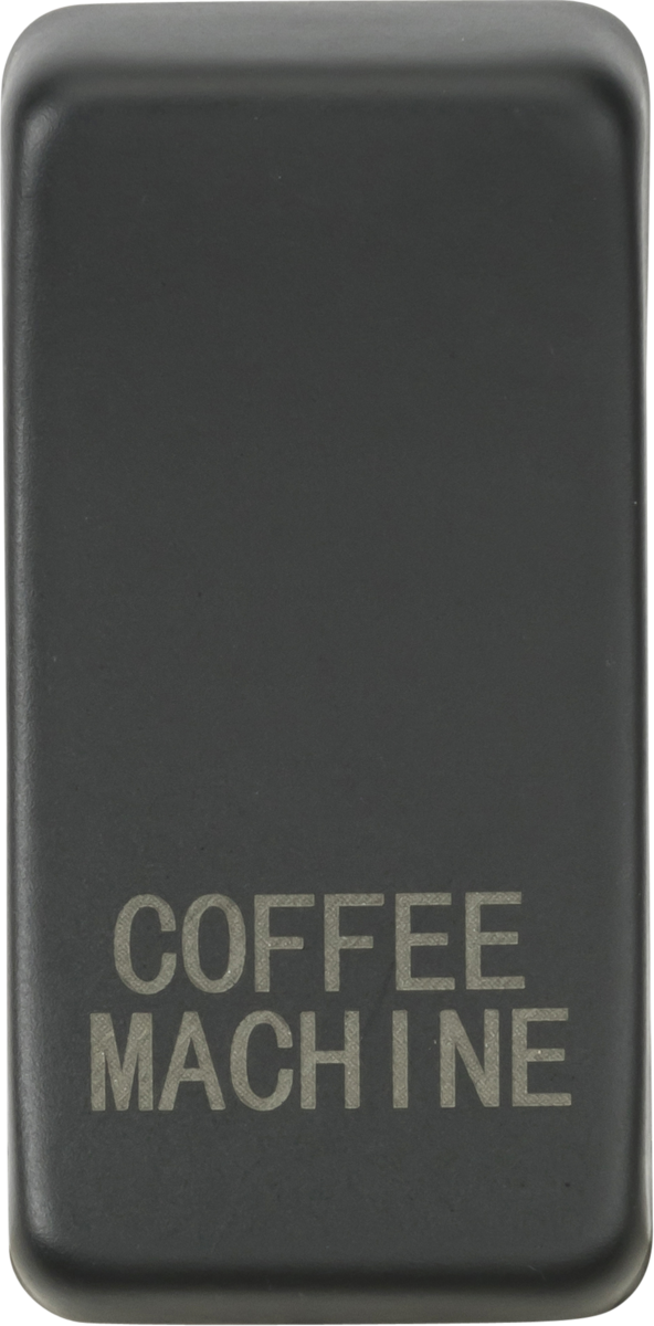 Knightsbridge GDCOFFAT Coffee Machine Rocker Cap Anthracite