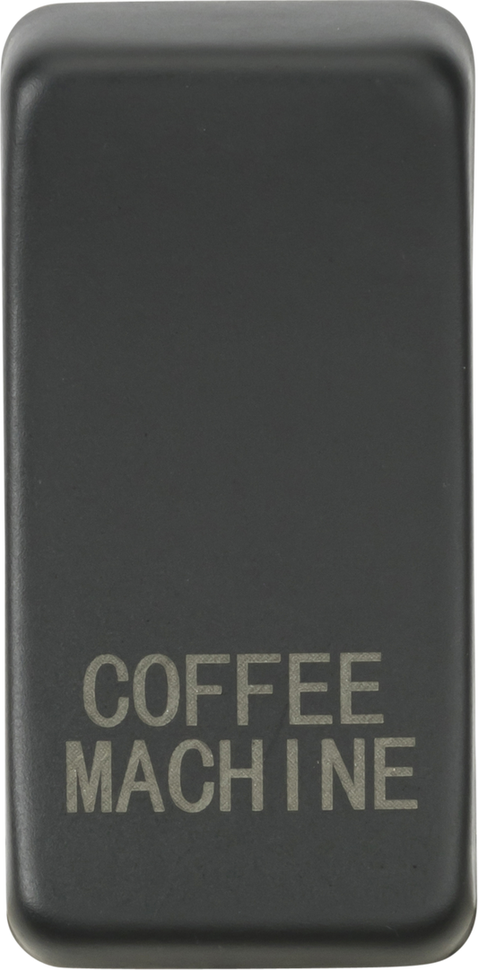 Knightsbridge GDCOFFAT Coffee Machine Rocker Cap Anthracite