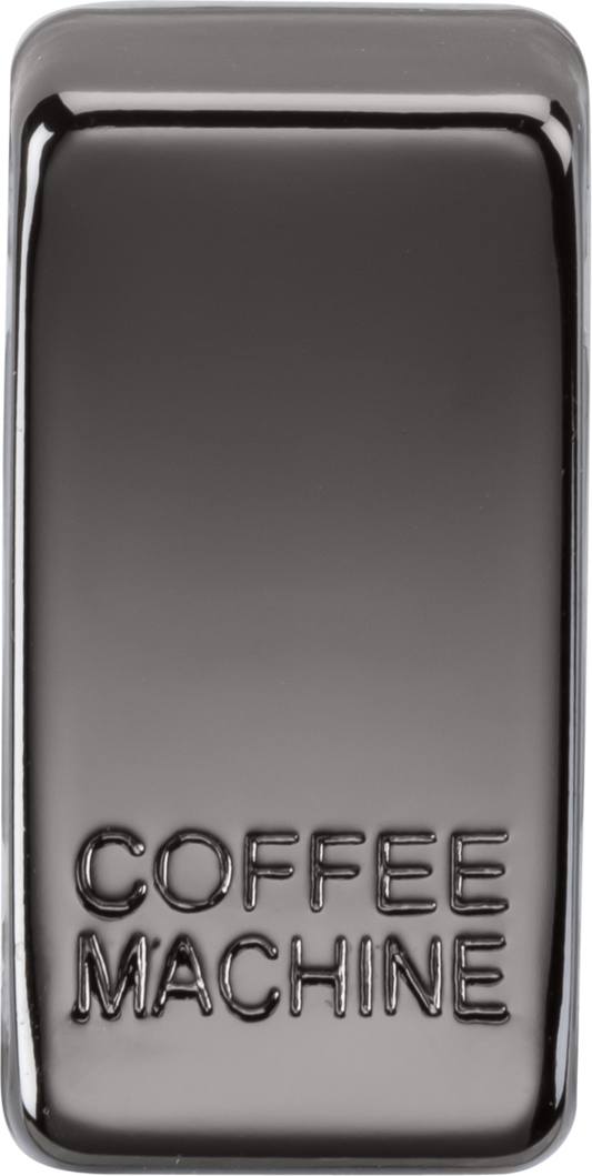 Knightsbridge GDCOFFBN Coffee Machine Rocker Cap Black Nickel