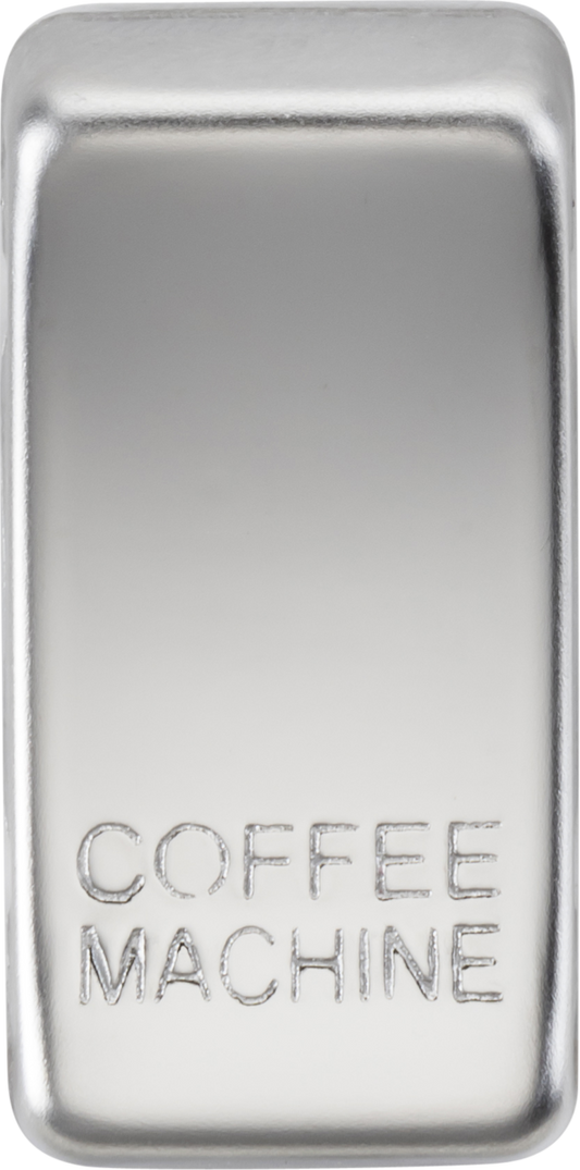 Knightsbridge GDCOFFPC Coffee Machine Rocker Cap Polished Chrome