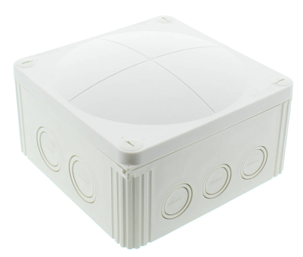 Wiska 10062211 COMBI® 1010/5 140 x 140 x 82mm Junction Box White IP66/IP67