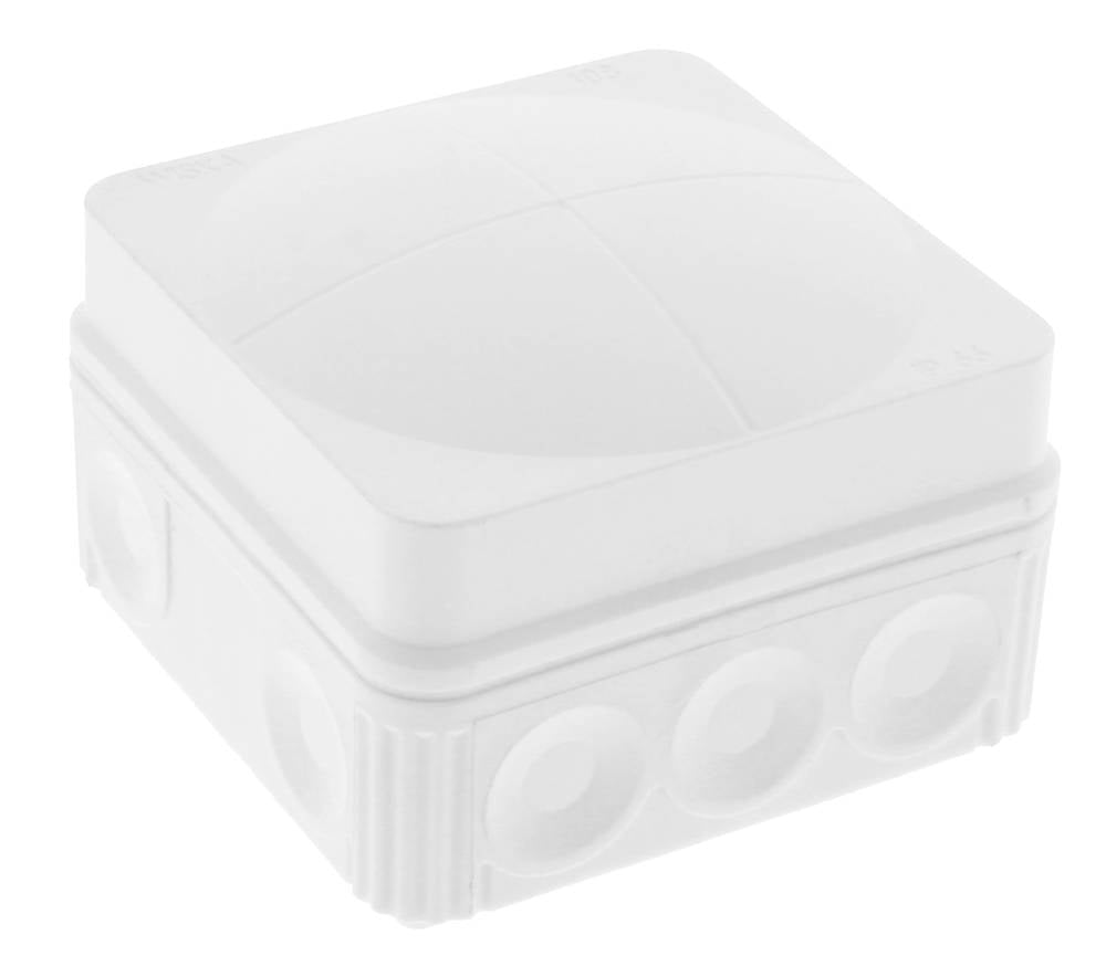 Wiska 10060623 COMBI® 108/5 76 x 76 x 51mm Junction Box White IP66
