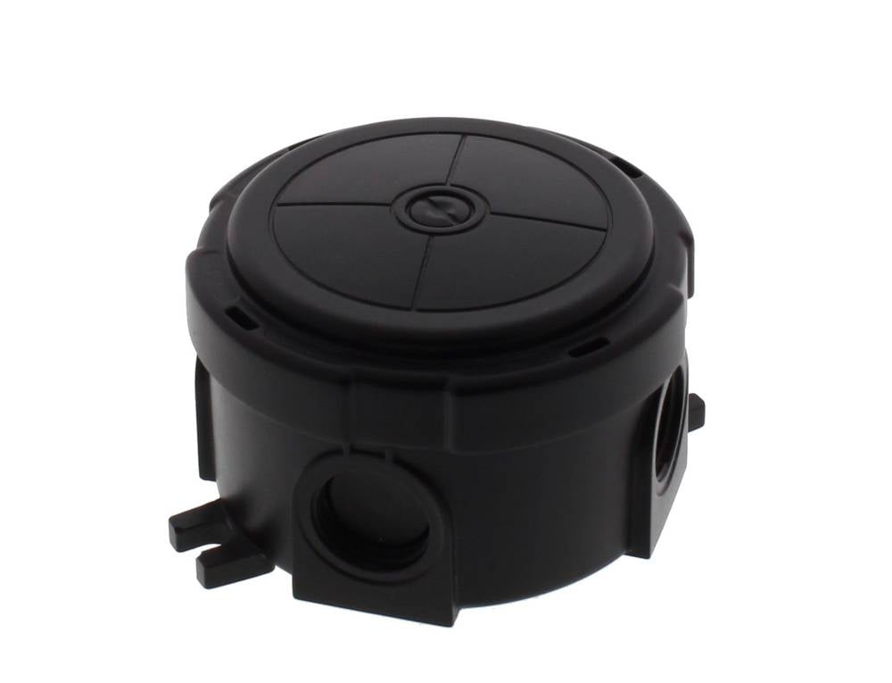 Wiska 10110630 COMBI® 304 82 x 57mm Junction Box Black IP66/IP67