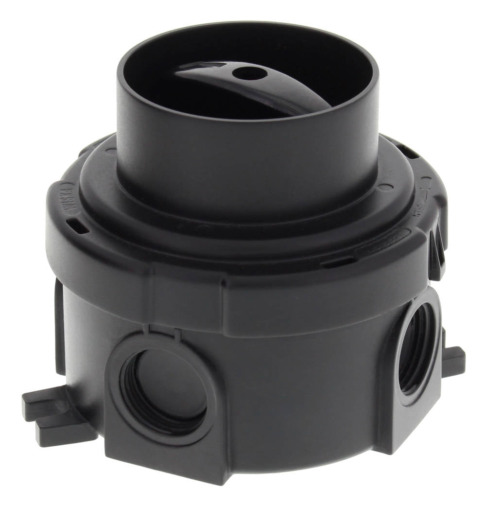 Wiska 10110647 COMBI® 304 SWITCH 82 x 57mm Rotary Switch Junction Box Black IP66/IP67