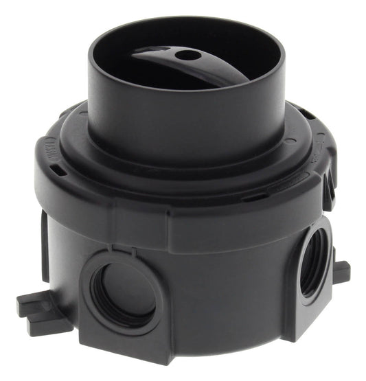 Wiska 10110647 COMBI® 304 SWITCH 82 x 57mm Rotary Switch Junction Box Black IP66/IP67