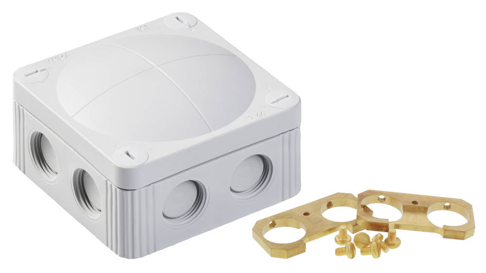 Wiska 308/5/EC/G COMBI® 308 ACE Kit 85 x 85 x 51mm Junction Box Light Grey IP66/IP67