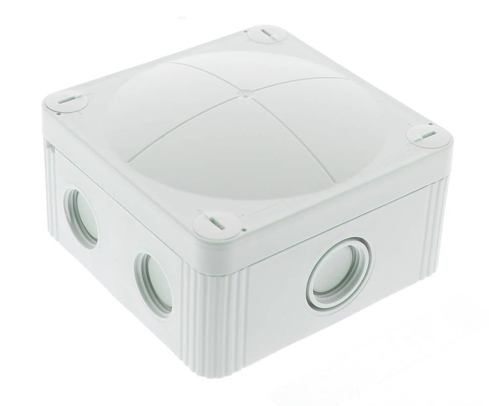 Wiska 10105595 COMBI® 407 95 x 95 x 60mm Junction Box Light Grey IP66/IP67