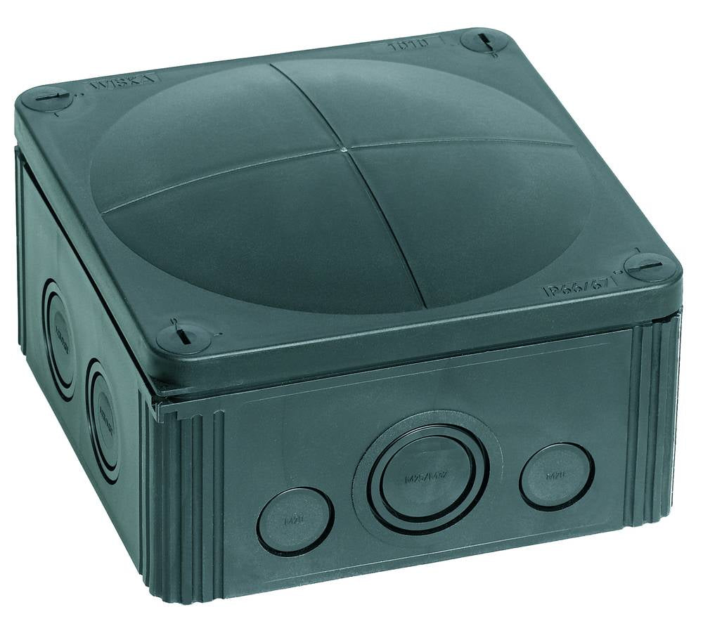 Wiska 10062214 COMBI® 1010 140 x 140 x 82mm Junction Box Black IP66/IP67