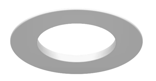 Kosnic CONBZ-WHT  128mm Bezel For 80-110mm Cut-Outs Conceal Plate White