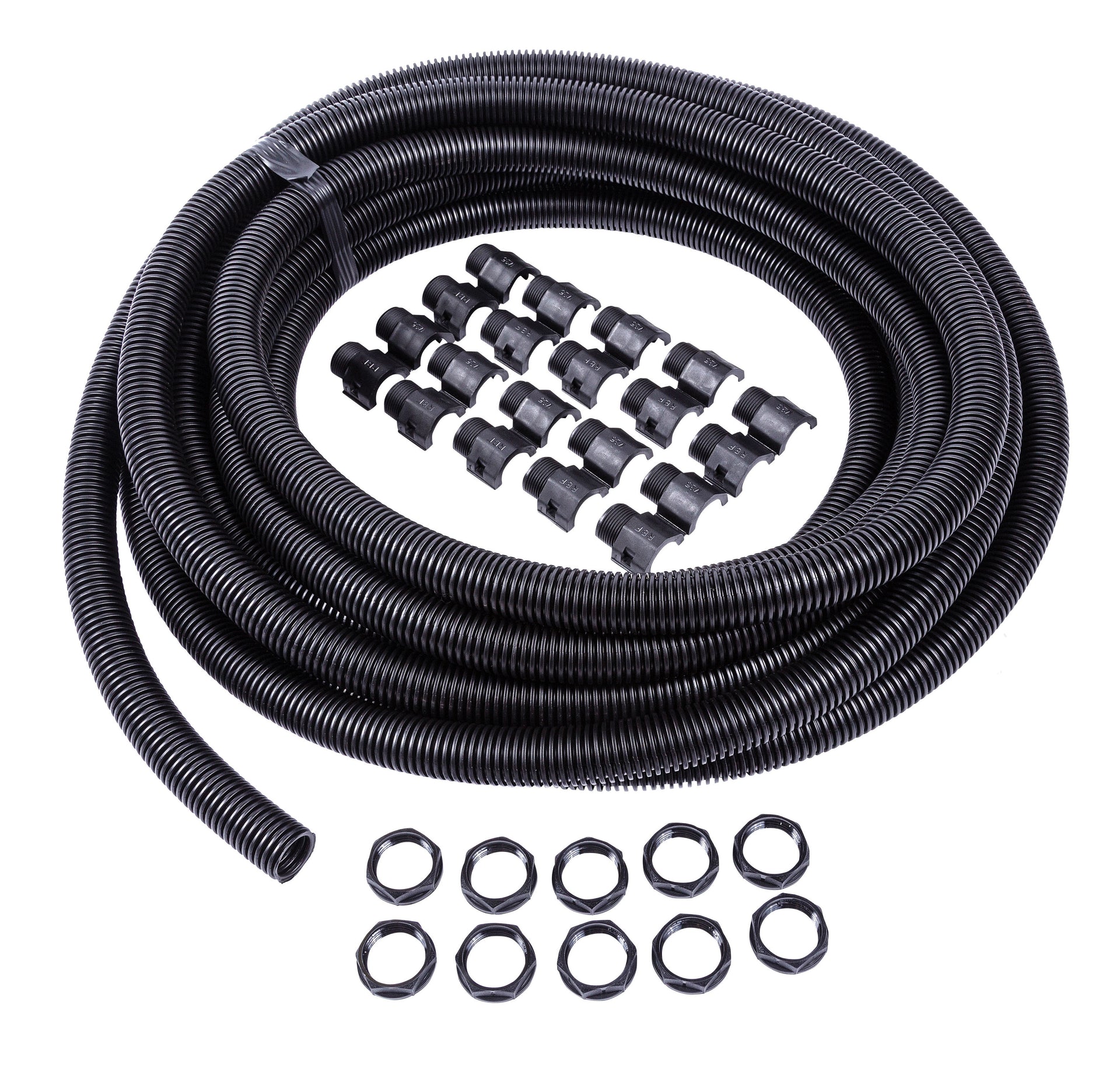 Niglon CPVC20B2 20mm PVC Contractor Pack with 10 Glands Black