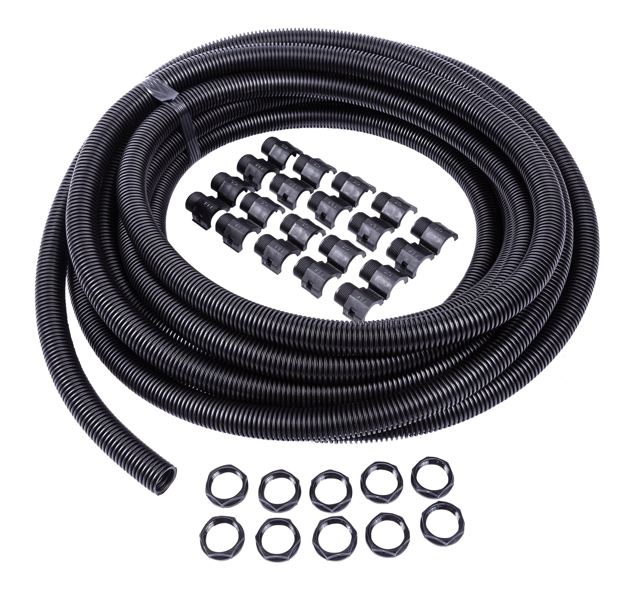 Niglon CPVC20B2 20mm PVC Contractor Pack with 10 Glands Black