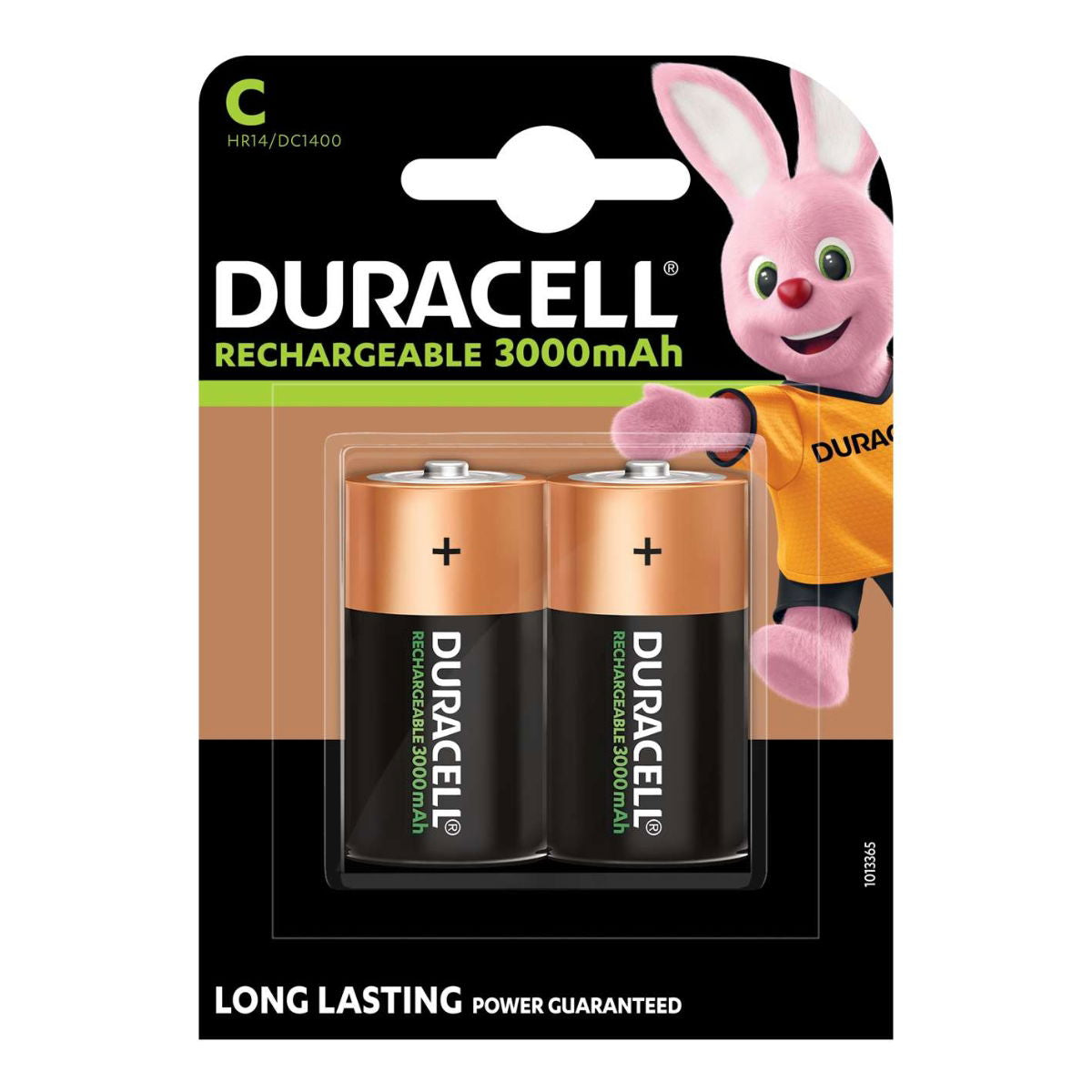 Duracell MN1400B2R3000 C Type Rechargable 3000mAH 2 Pack