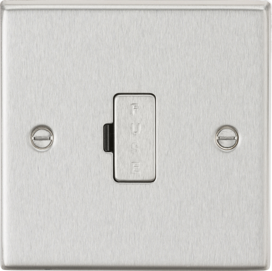 Knightsbridge CS6BC 13A Unswitched Spur Brushed Chrome