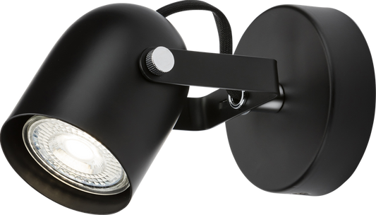Knightsbridge CSPT1BK  GU10 Spotlight Matt Black