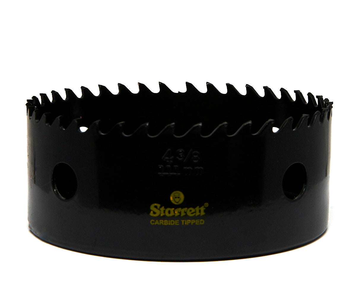 Starrett CT438 111mm Carbide Tipped Holesaw