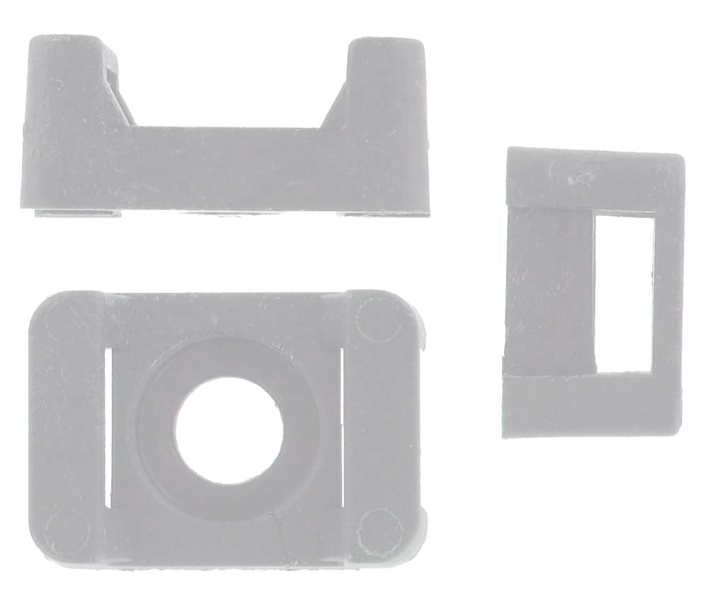 Deligo CTSN 23 x 10mm Cable Tie Saddles Natural (100)