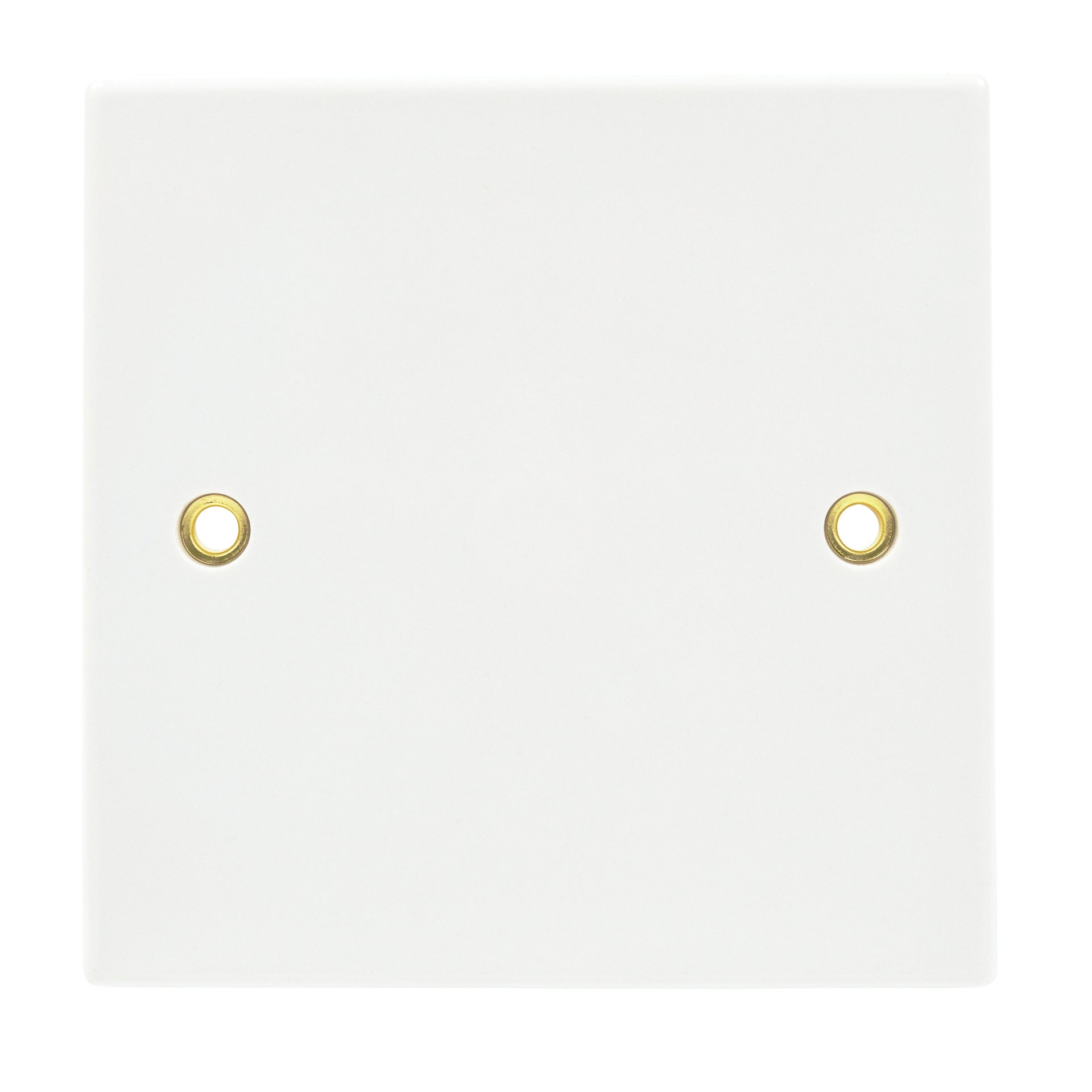 Niglon CU25 1 Gang Flex Outlet Plate White Moulded