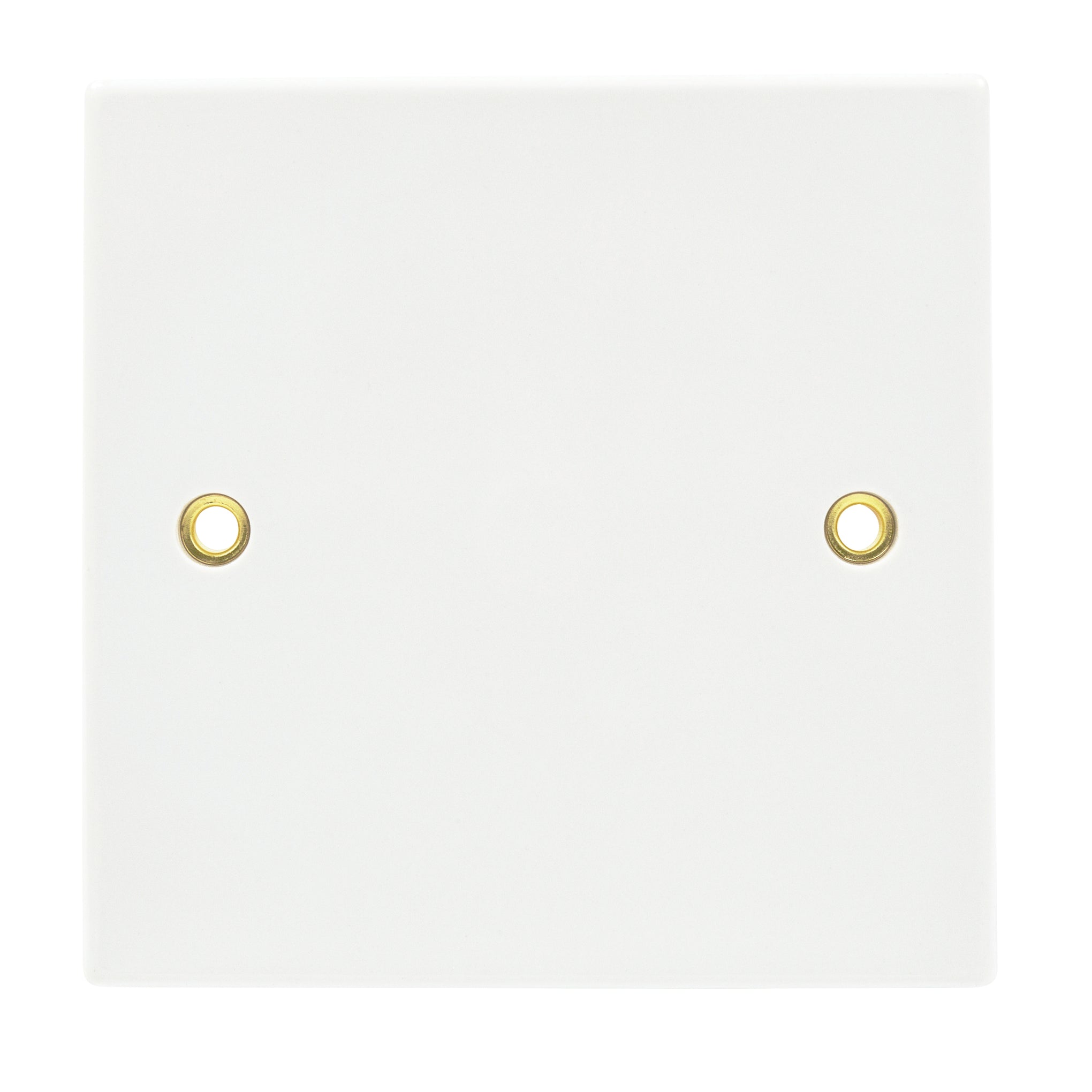 Niglon CU25 1 Gang Flex Outlet Plate White Moulded