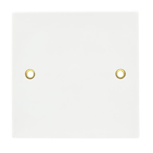 Niglon CU25 1 Gang Flex Outlet Plate White Moulded