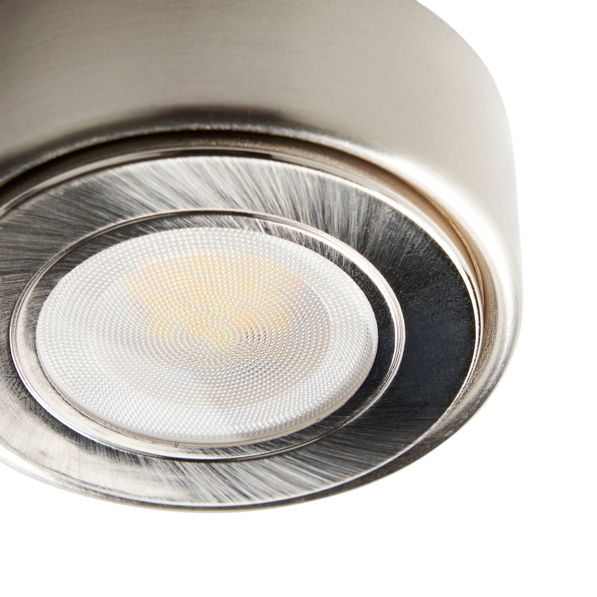 Forum CUL-35860 Ellen 3W CCT LED Round Surface Under Cabinet Light IP20 Satin Nickel