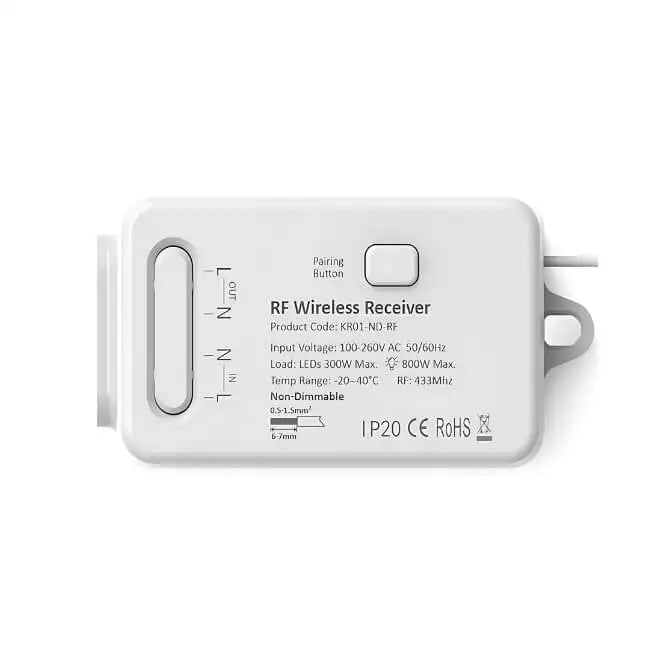 Forum CUL-40038 Culina Konect Kinetic Non-Dimmable RF Receiver White