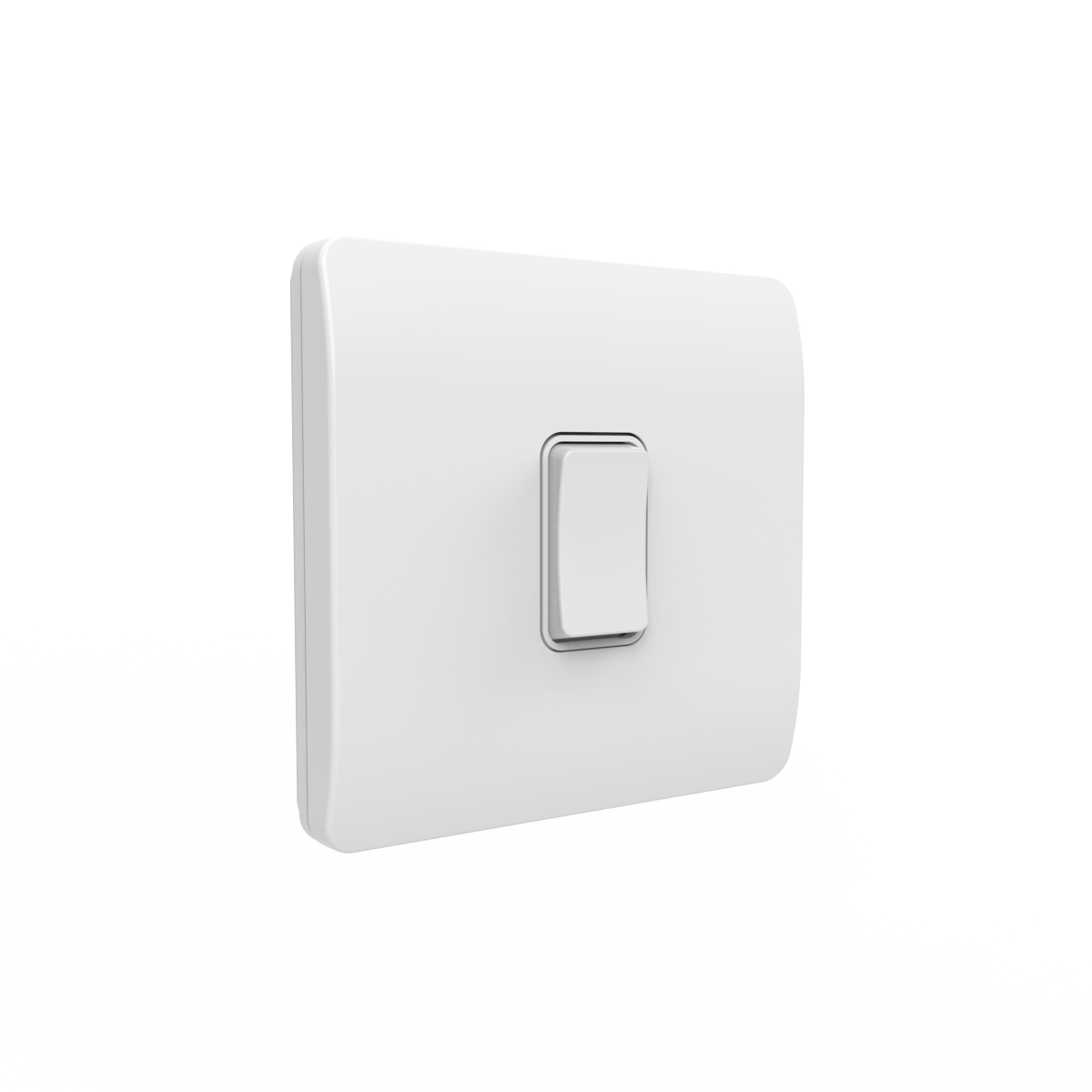 Forum CUL-42499 Culina Konect 1 Gang Kinetic Grid Switch Faceplate White