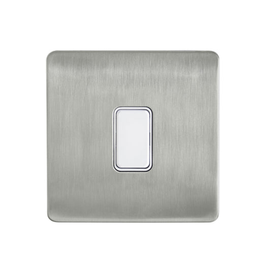 Forum CUL-44839 Kinetic 1 Gang Faceplate Brushed Nickel (No Module)