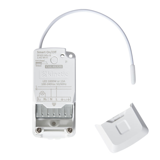 Forum CUL-45729 Kinetic Professional 1 Channel RF / Smart WiFi Receiver White