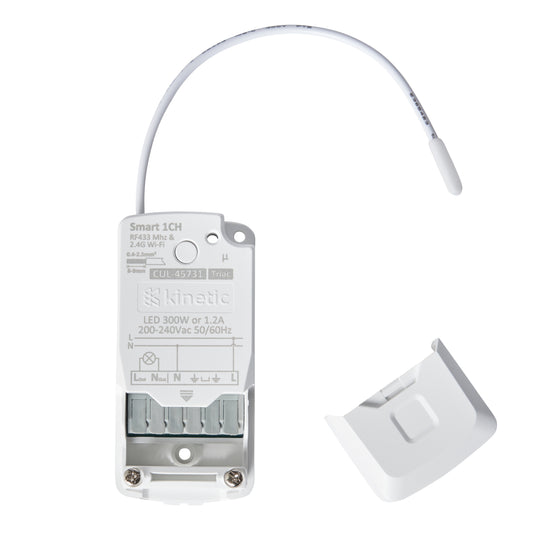 Forum CUL- 45731 Kinetic Professional 1 Channel RF / Smart WiFi Dimmable Receiver White