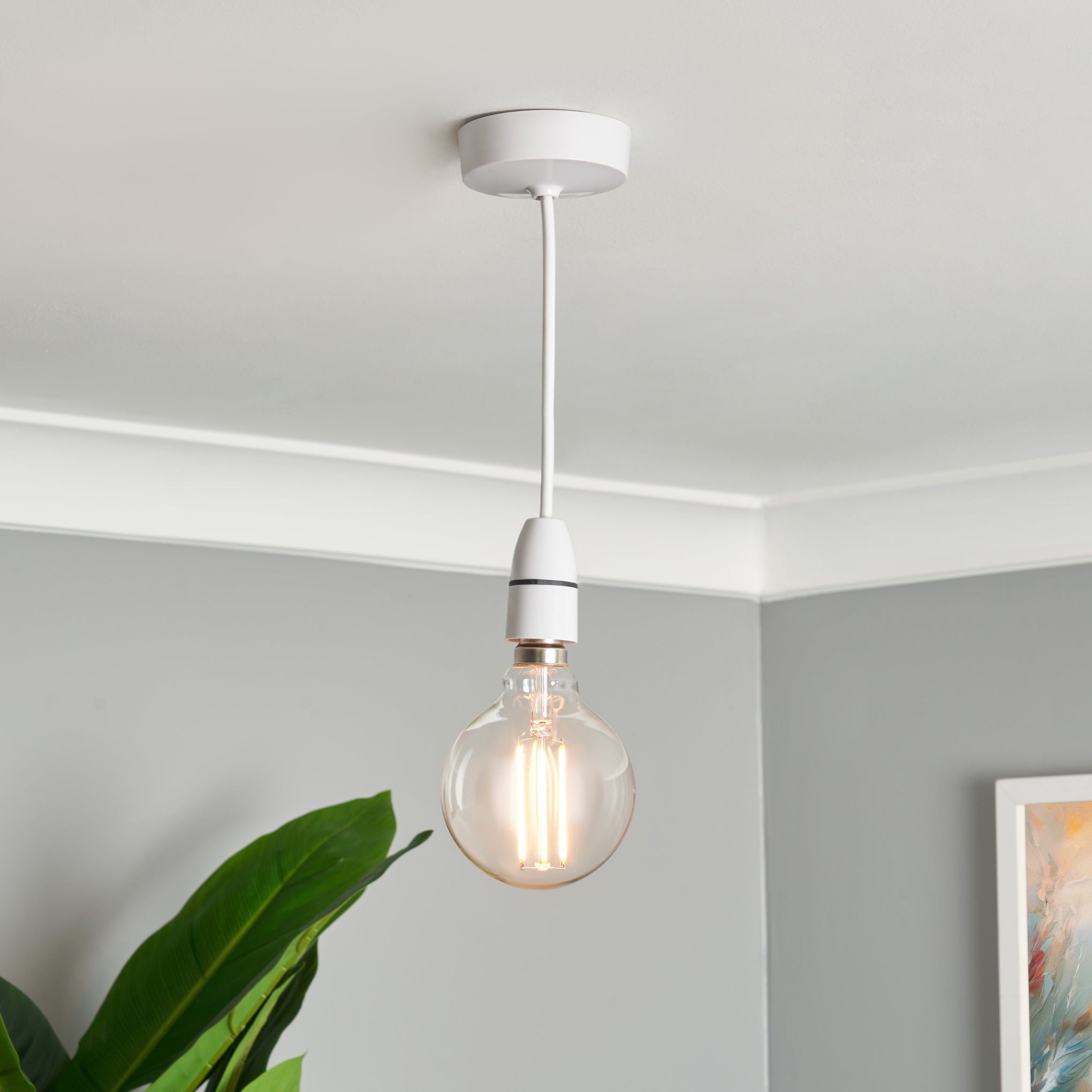 Forum CUL-45733 Kinetic RF + WiFi B22 150cm Pendant Kit White