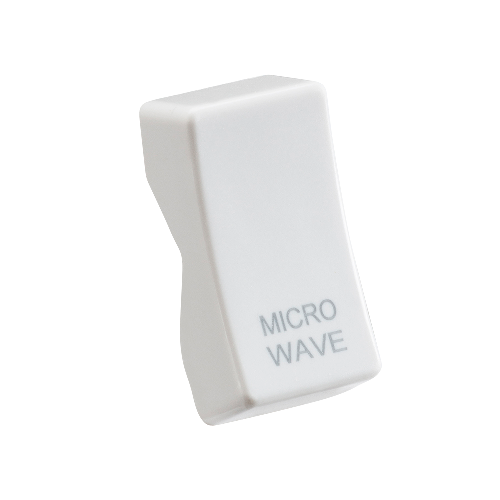 Knightsbridge CUMICRO Microwave Rocker Cap White Moulded