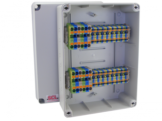 Switchtec CURDP2 SCL 20 Way Consumer Unit Relocation Kit 243 x 333 x 132mm Grey IP66