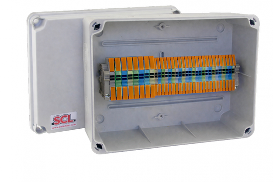 Switchtec CURDPH1A SCL 11 Way + Tails Consumer Unit Relocation Kit with Lever Terminals 246 x 333 x 132mm Grey