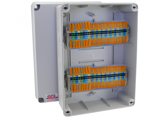 Switchtec CURDPH2 SCL 20 Way Consumer Unit Relocation Kit with Lever Terminals 243 x 333 x 132mm Grey