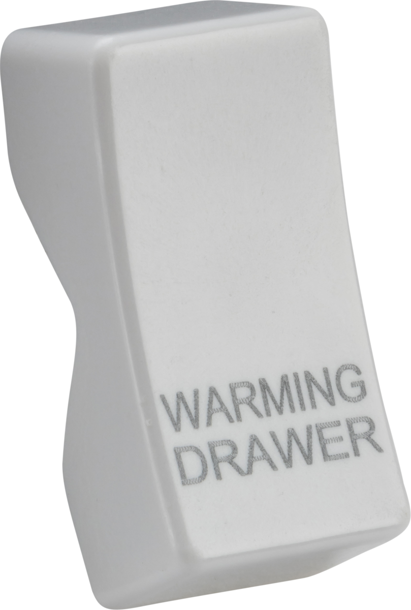 Knightsbridge CUWARM Warming Drawer Rocker Cap White Moulded