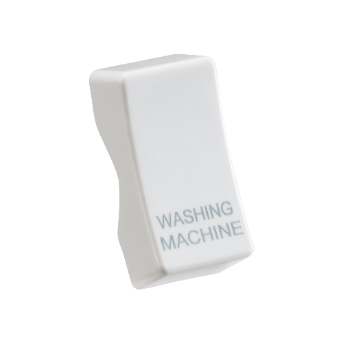 Knightsbridge CUWASH Washing Machine Rocker Cap White Moulded