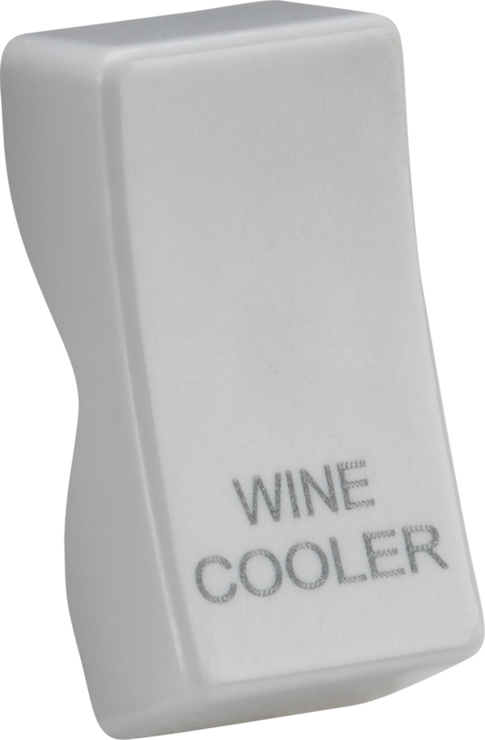 Knightsbridge CUWINE Wine Cooler Rocker Cap White Moulded