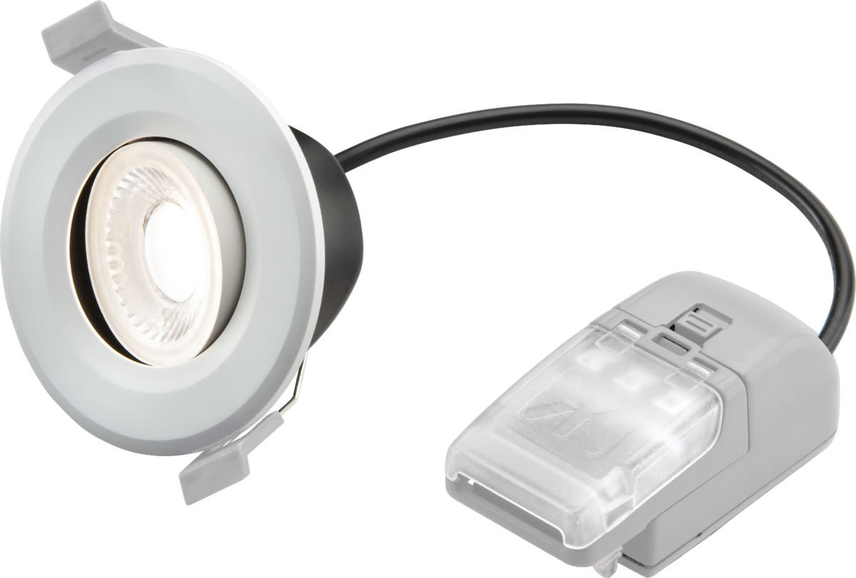 Knightsbridge CYRT CyroLED 4/6W CCT LED Tilt Fire Rated IP65 Downlight (No Bezel)