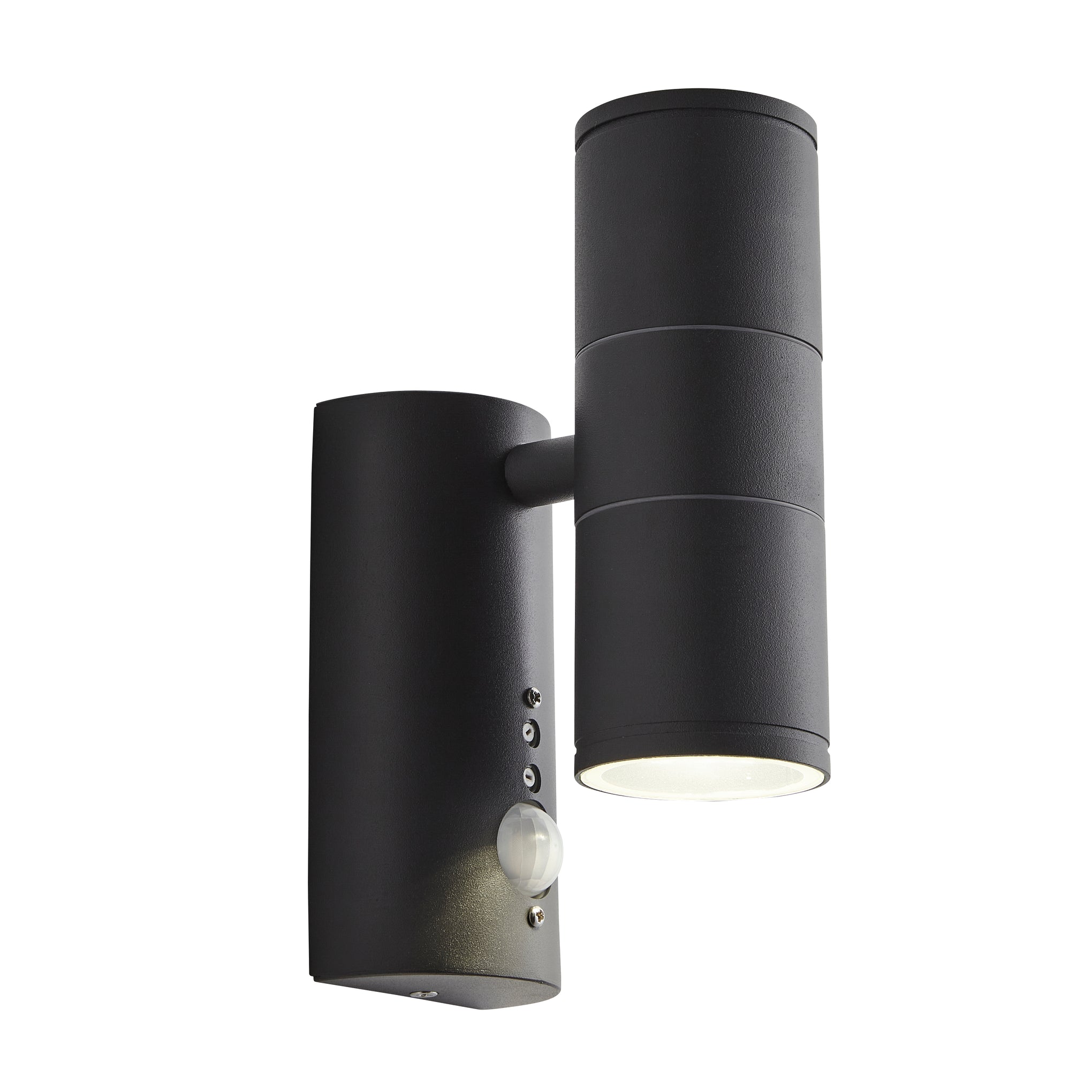 Forum CZ-29319-ANTH Islay 2 x GU10 Up / Down Wall Light with PIR IP44 Anthracite