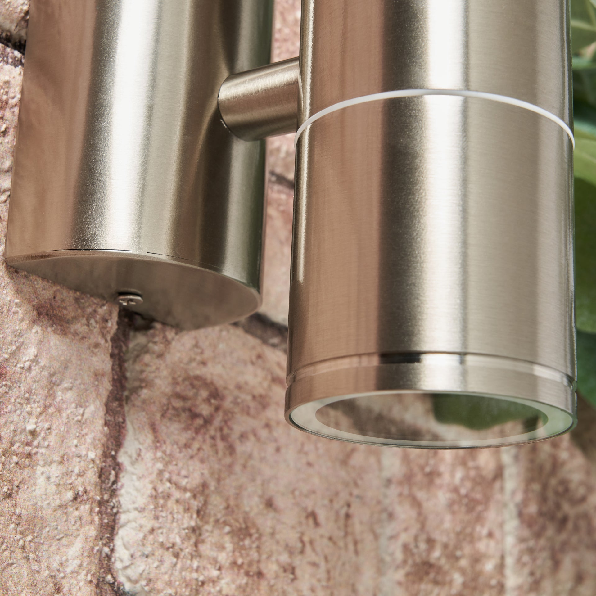 Forum CZ-29320-SST Islay 2 x GU10 Up / Down Wall Light IP44 Stainless Steel