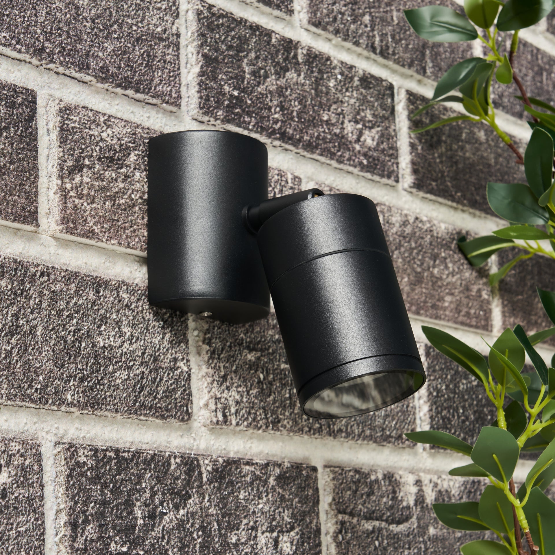 Forum CZ-29321-BLK Islay GU10 Adjustable Wall Light IP44 Black