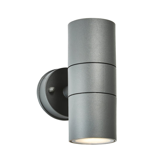 Forum CZ-37502-ANTH Arbo 2 x GU10 Carbon Fibre Up / Down Wall Light IP44 Anthracite