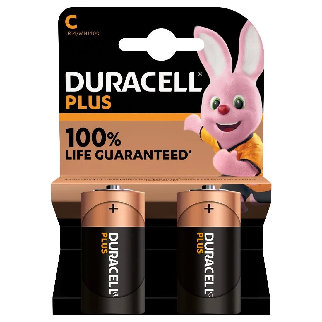 Duracell Plus Power MN1400B2 C Type 2 Pack