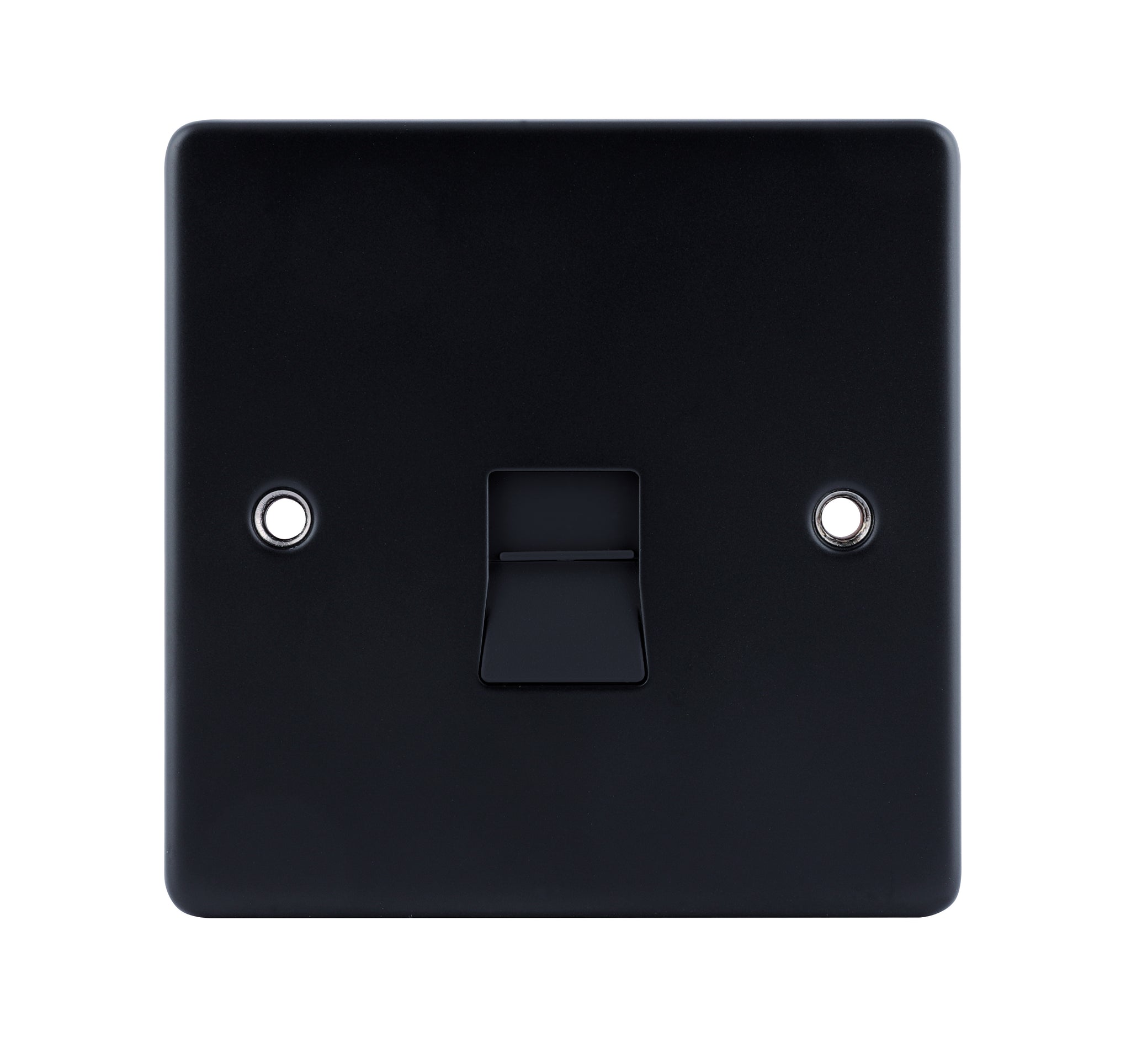 Niglon D-BT1M-MBB 1 Gang Master Telephone Outlet Matt Black