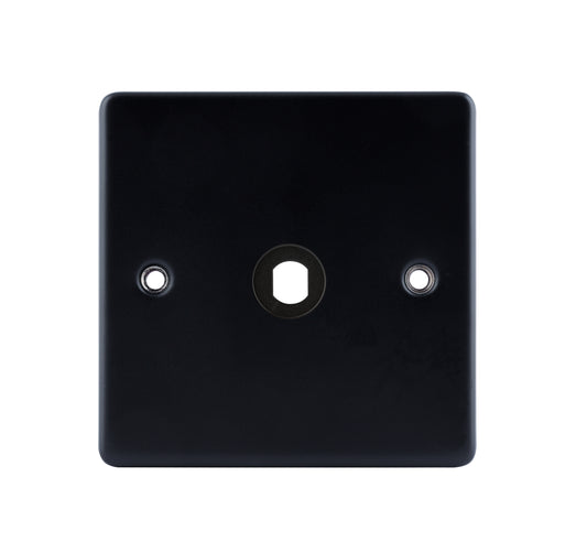 Niglon D-DP1-MB 1 Gang Dimmer Faceplate Matt Black