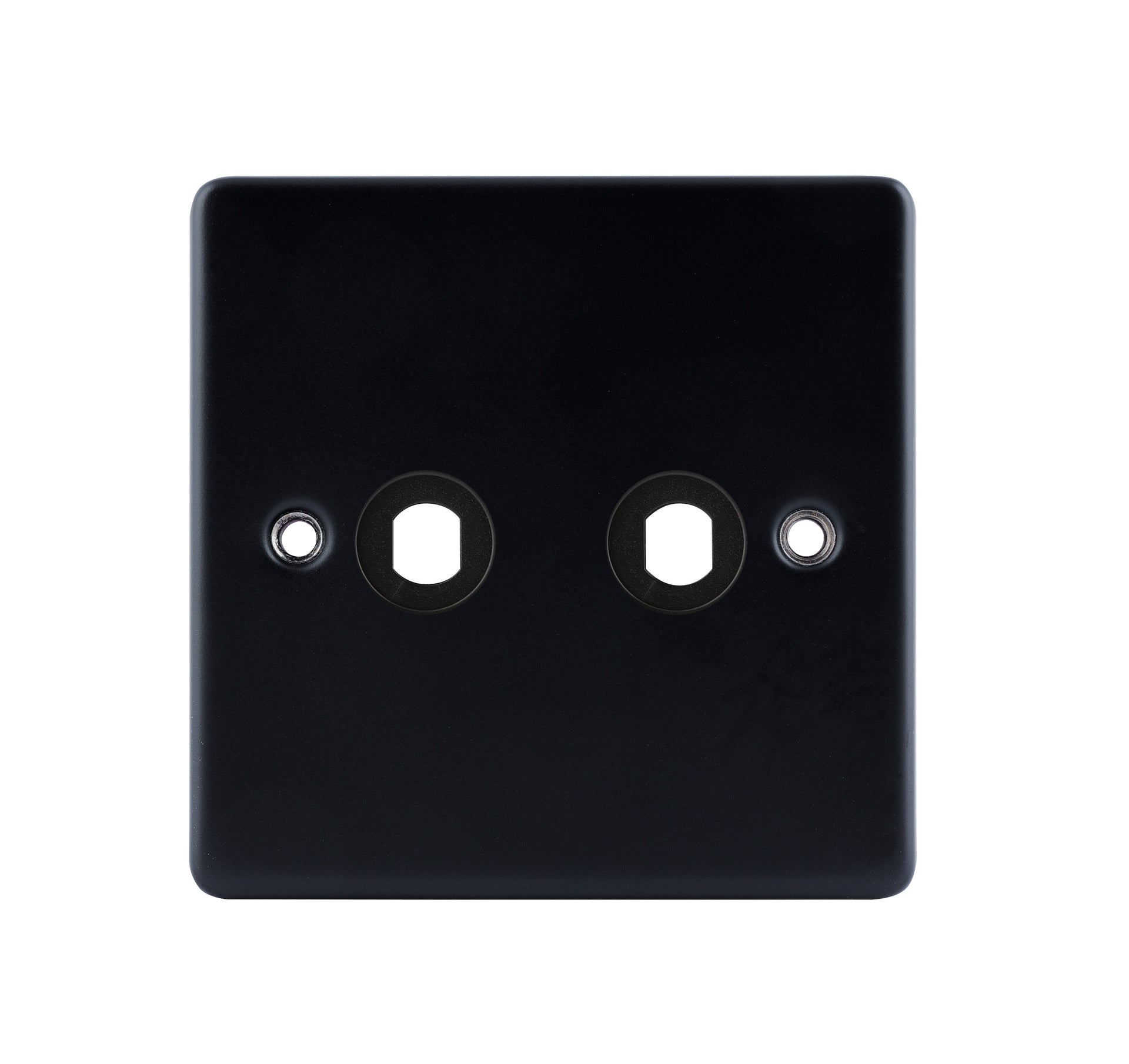 Niglon D-DP2-MB 2 Gang Dimmer Faceplate Matt Black