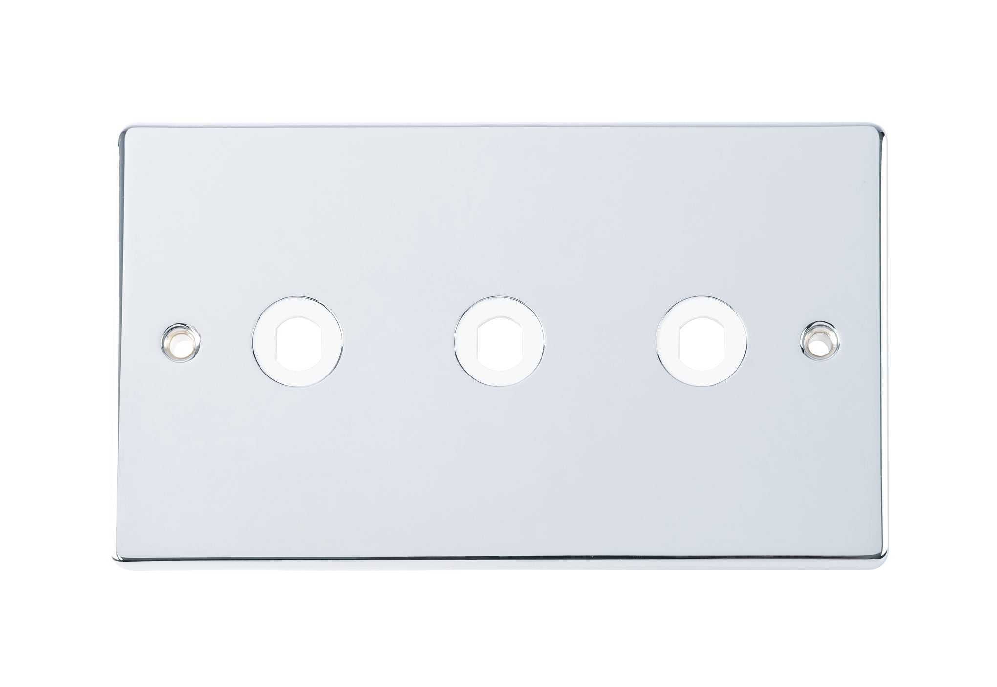 Niglon D-DP3-PC 3 Gang Dimmer Faceplate Polished Chrome