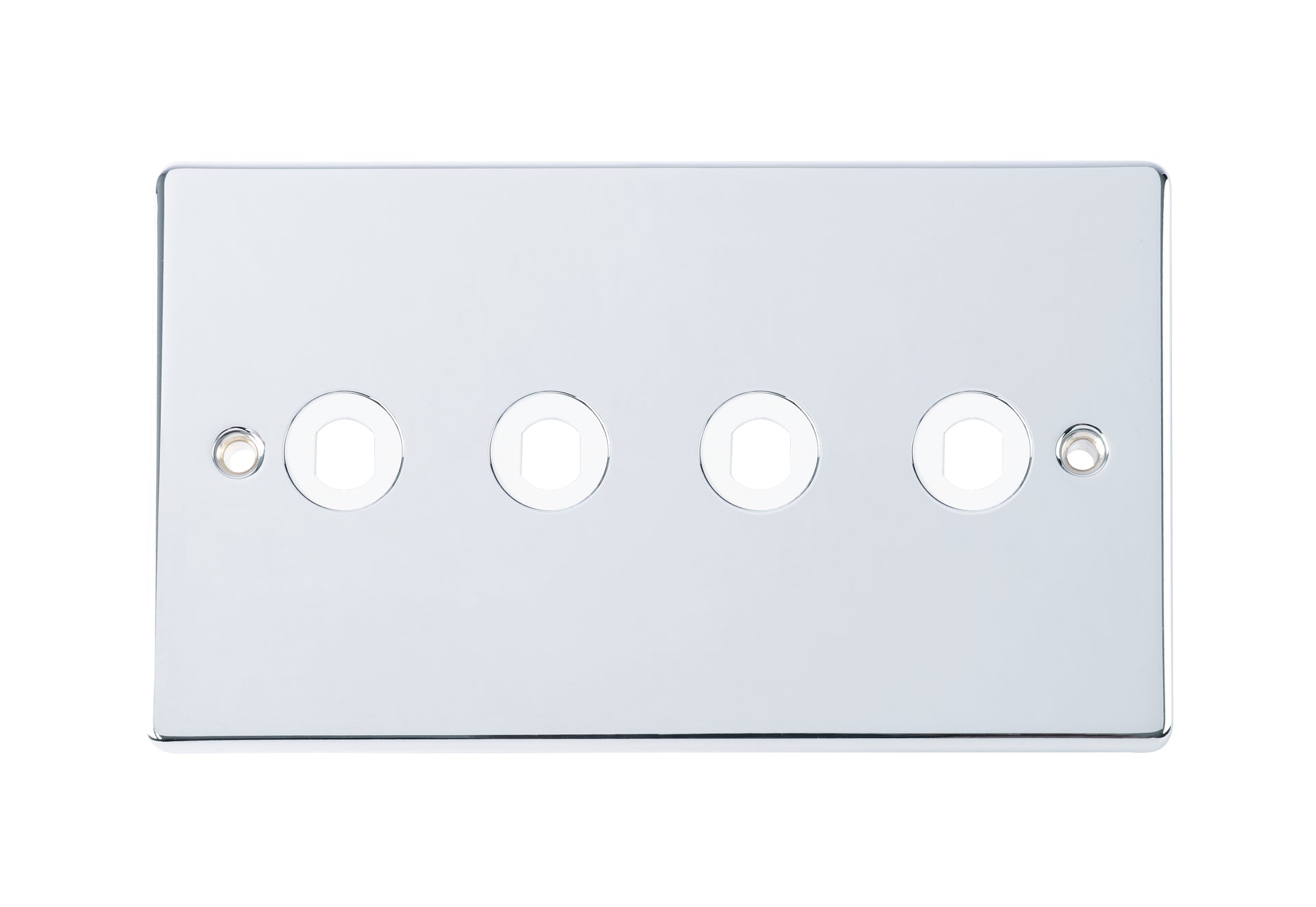 Niglon D-DP4-PC 4 Gang Dimmer Faceplate Polished Chrome